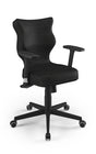 Entelo NERO Black Irodai forgószék 6-os méretben (159-188 cm)