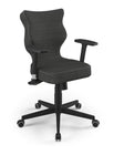 Entelo NERO Black Irodai forgószék 6-os méretben (159-188 cm)